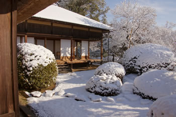好文亭雪の庭